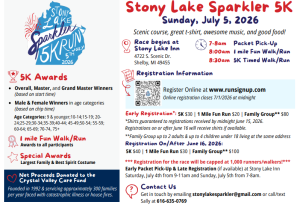 Stony Lake Sparkler 5K